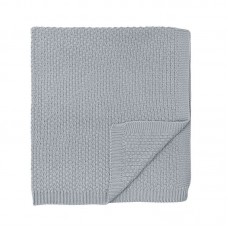 Manta de Bambú Tricot Toquilla BimbiDreams en Azul Grisáceo 75x90 - Confort y Calidez para tu Bebé